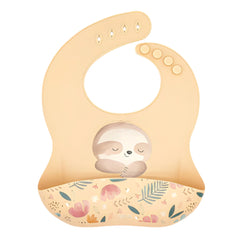 Babero de Silicona Gnawy El Perezoso -  Sassi