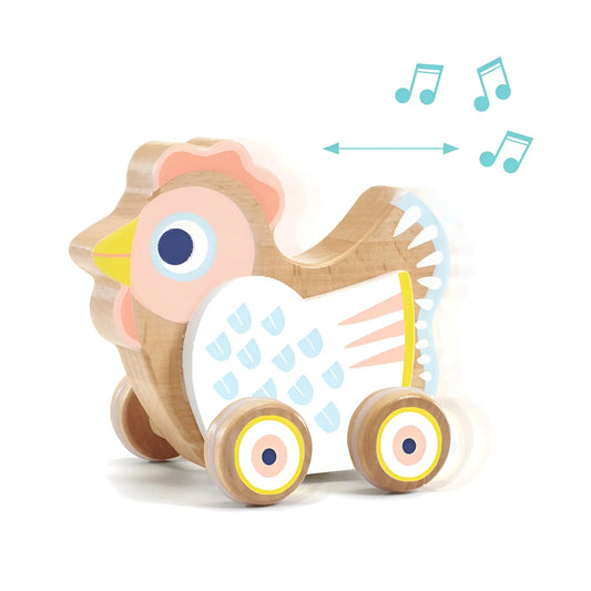 Baby Sing Gallina para Arrastar - Djeco