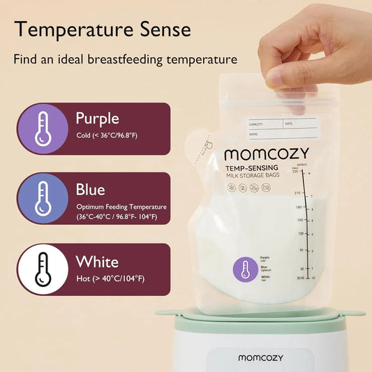Bolsas de Almacenamiento Leche Materna Momcozy 200 Uni