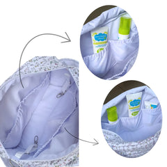 Bolso Pañalera Lagos Azul -  Gaela Baby