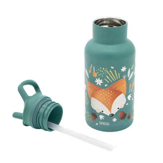 Botella de Acero Inoxidable  500ml Crunchy El zorro - Sassi