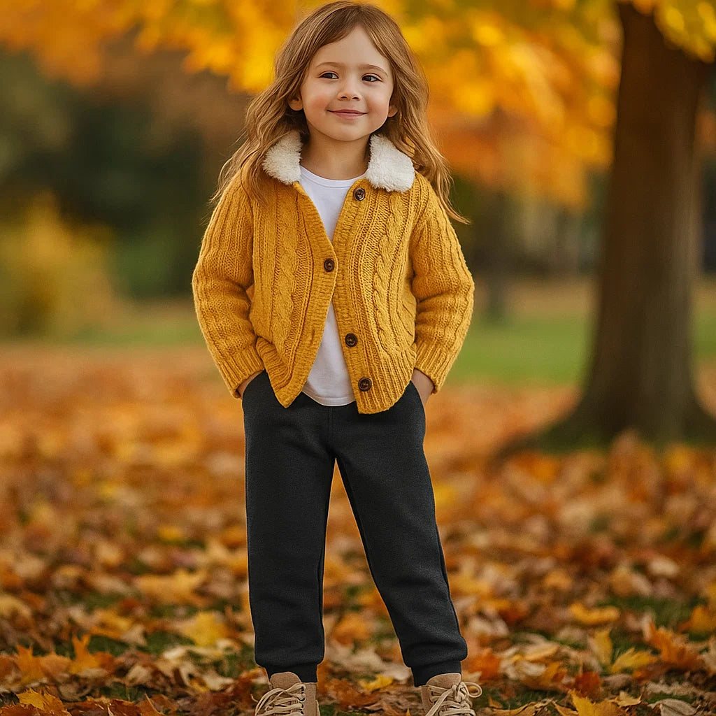 Jogger Básico Niña Gris Oscuro- Compostura