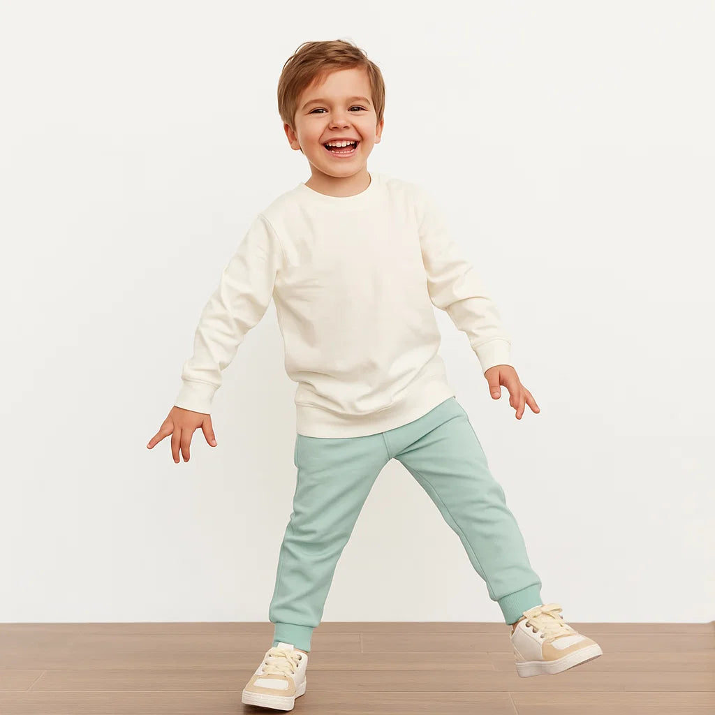 Jogger Básico Niño Verde - Compostura