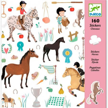 Pegatinas Caballos - Djeco