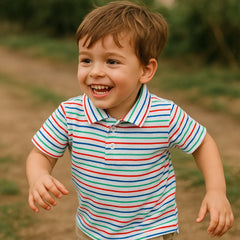 Polo Cuello Camisero Rayas - Compostura