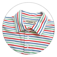 Polo Cuello Camisero Rayas - Compostura