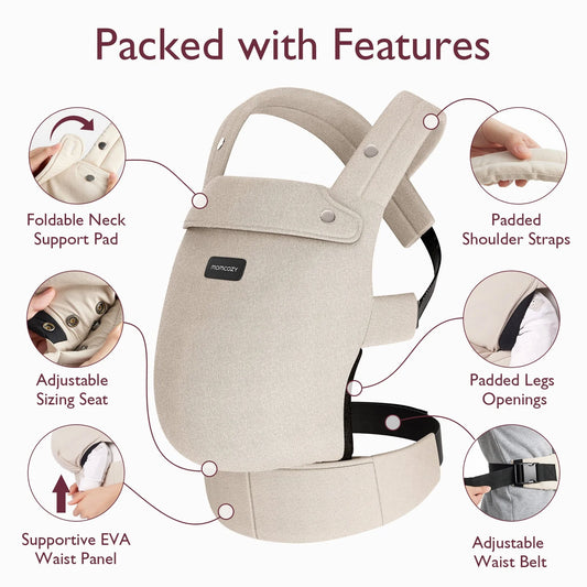Portabebés Ergonómico Beige -  Momcozy