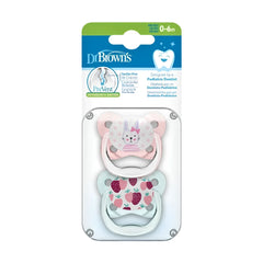 Set x2 Chupones PreVent de 0 a 6 meses Conejita Rosa Dr. Browns