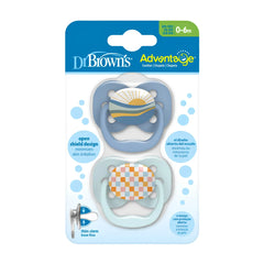 Set x2 Chupones Advantage de 0- 6 meses Puesta de Sol Dr. Browns