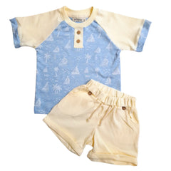 Conjunto Bebé Playa Celeste - Compostura