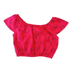 Conjunto Croptop y Falda Rojo - Compostura