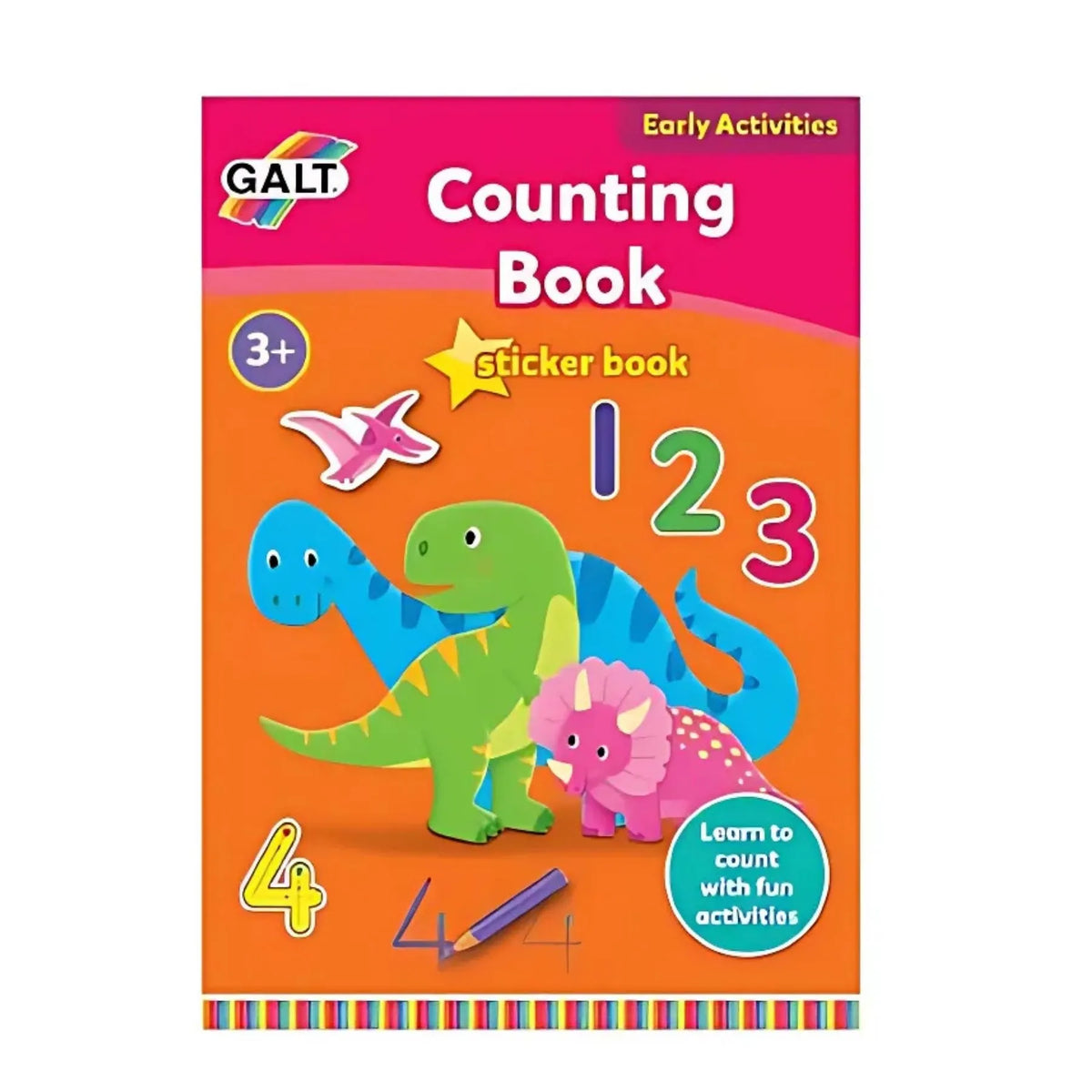 Libro de Aprendizaje - Contando Sticker Book +3 años
