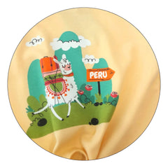 Polo Crop Top Llamita Amarillo - Compostura