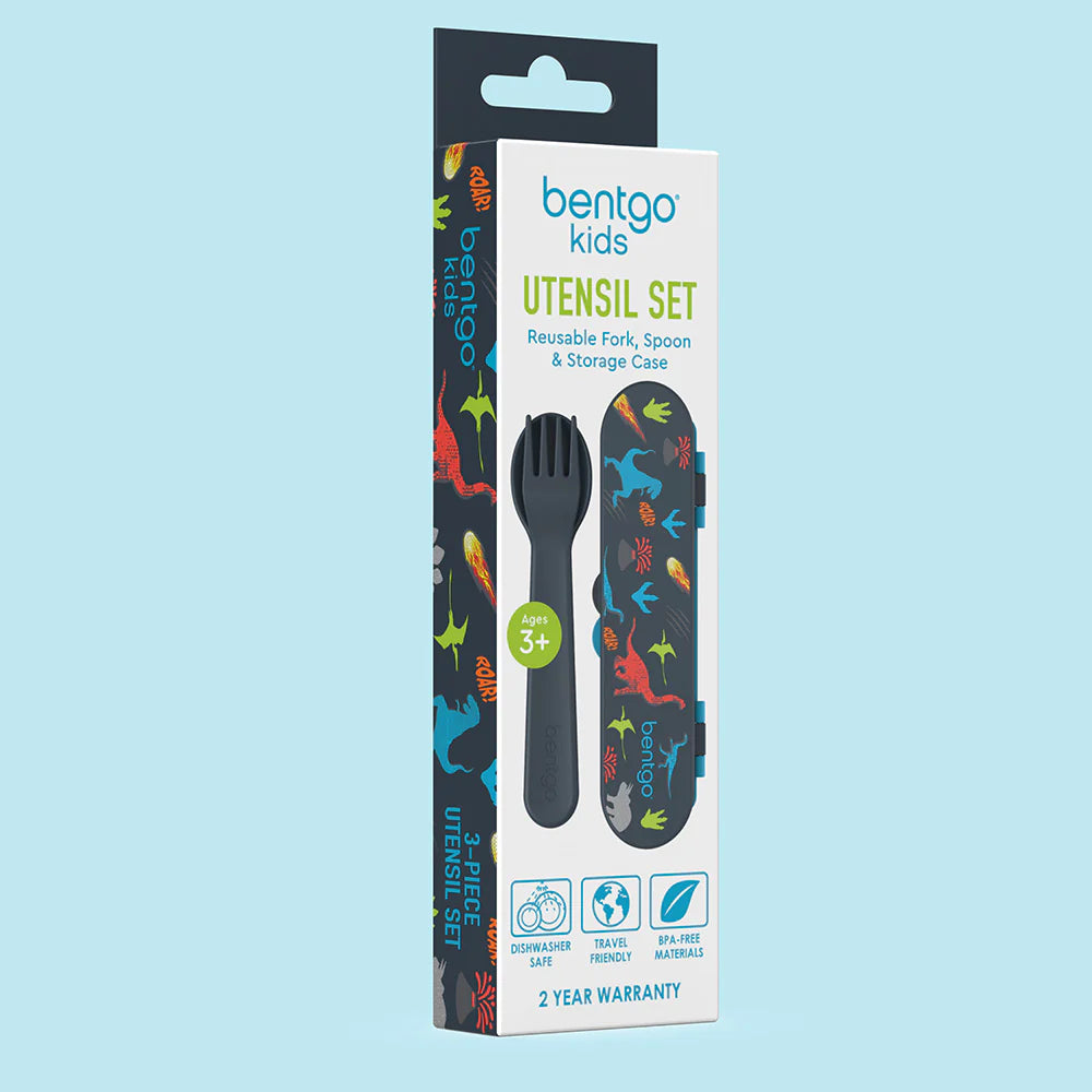 Set Cubiertos Dino - Bentgo Kids