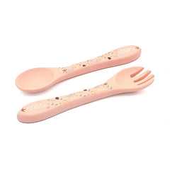 Kit de tenedor y cuchara de Silicona Slurpy El Pulpo - Sassi
