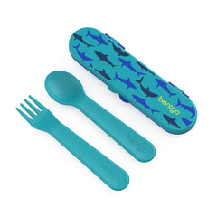Set Cubiertos Tiburones - Bentgo Kids