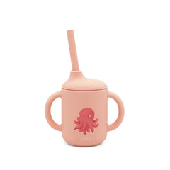 Vaso Taza con Cañita de Silicona - Slurpy El Pulpo
