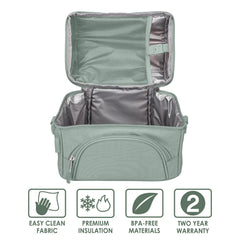 Porta Lonchera Deluxe Bentgo Kids- Kahki Green
