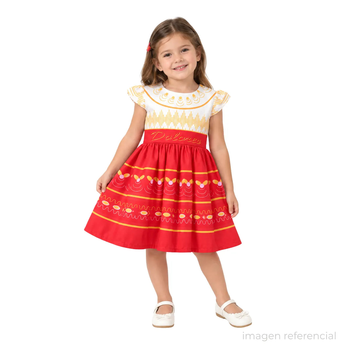 Vestido Dolores de Encanto - Sweet Peach