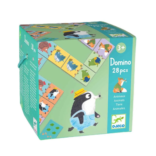 Juego de mesa Domino Animales - Djeco