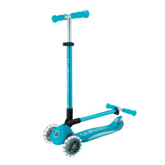 Scooter Elite Led Plegable 3-9 Celeste - Globber