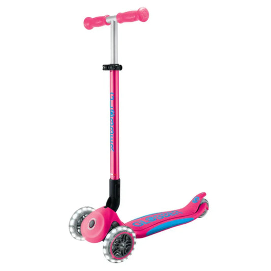 Scooter Elite Led Plegable 3-9 Fucsia - Globber