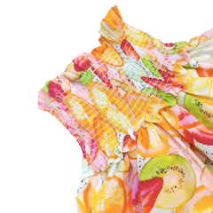 Falda Floral Amarillo - Compostura