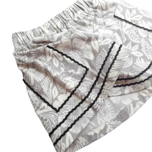 Falda Marinera Gris
