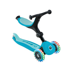 Scooter Go Up Active 360° 15m-7 LED Turquesa - Globber