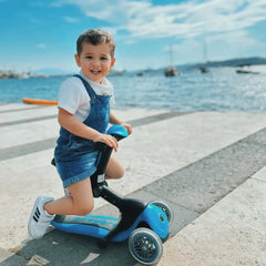 Scooter Go Up Active 360° 15m-7 LED Turquesa - Globber