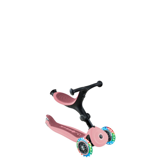 Globber Go Up Active LED Rosado Pastel