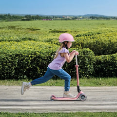 Scooter Go Up Active 15m-7 LED Rosado Pastel - Globber
