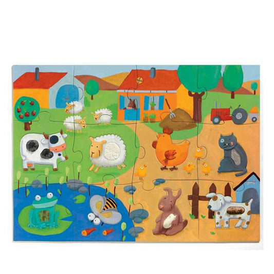 Rompecabezas Táctil Granja - Djeco