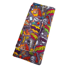 Individual Impermeable con Servilleta - Onomatopeyas