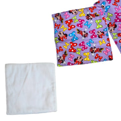 Individual Impermeable con Servilleta - Minnie Lila