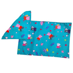 Individual Impermeable con Servilleta - Peppa Pig