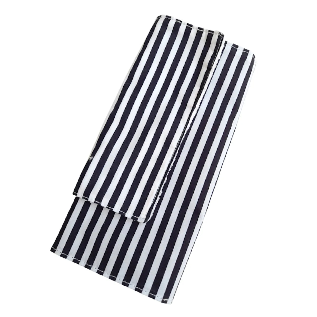 Individual Impermeable con Servilleta - Rayas Azul
