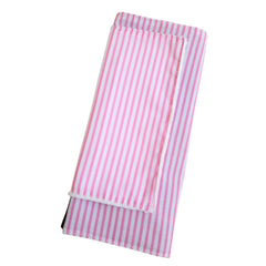 Individual Impermeable con Servilleta - Rayas Rosa
