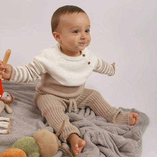 Conjunto Tejido Josue Beige