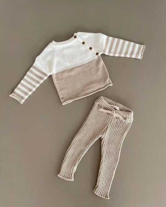 Conjunto Tejido Josue Beige
