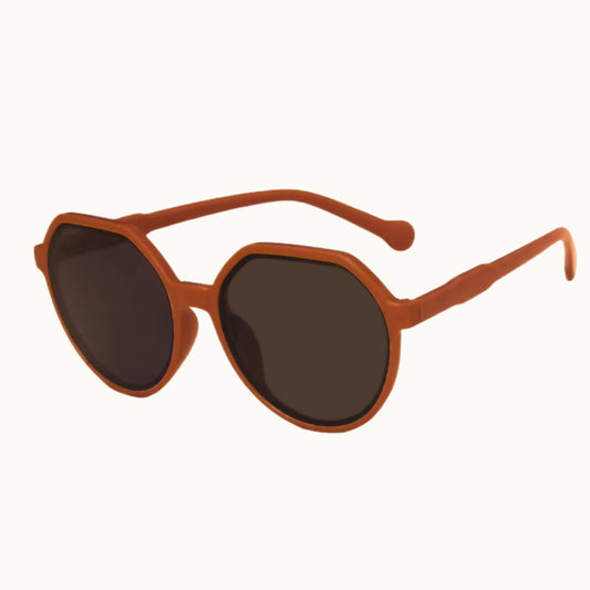 Lentes de Sol Hexagonal  Naranja - Lucaland