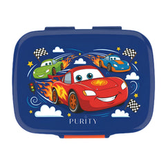 Lonchera Bandeja de Acero 3 Divisiones Cars - Purity