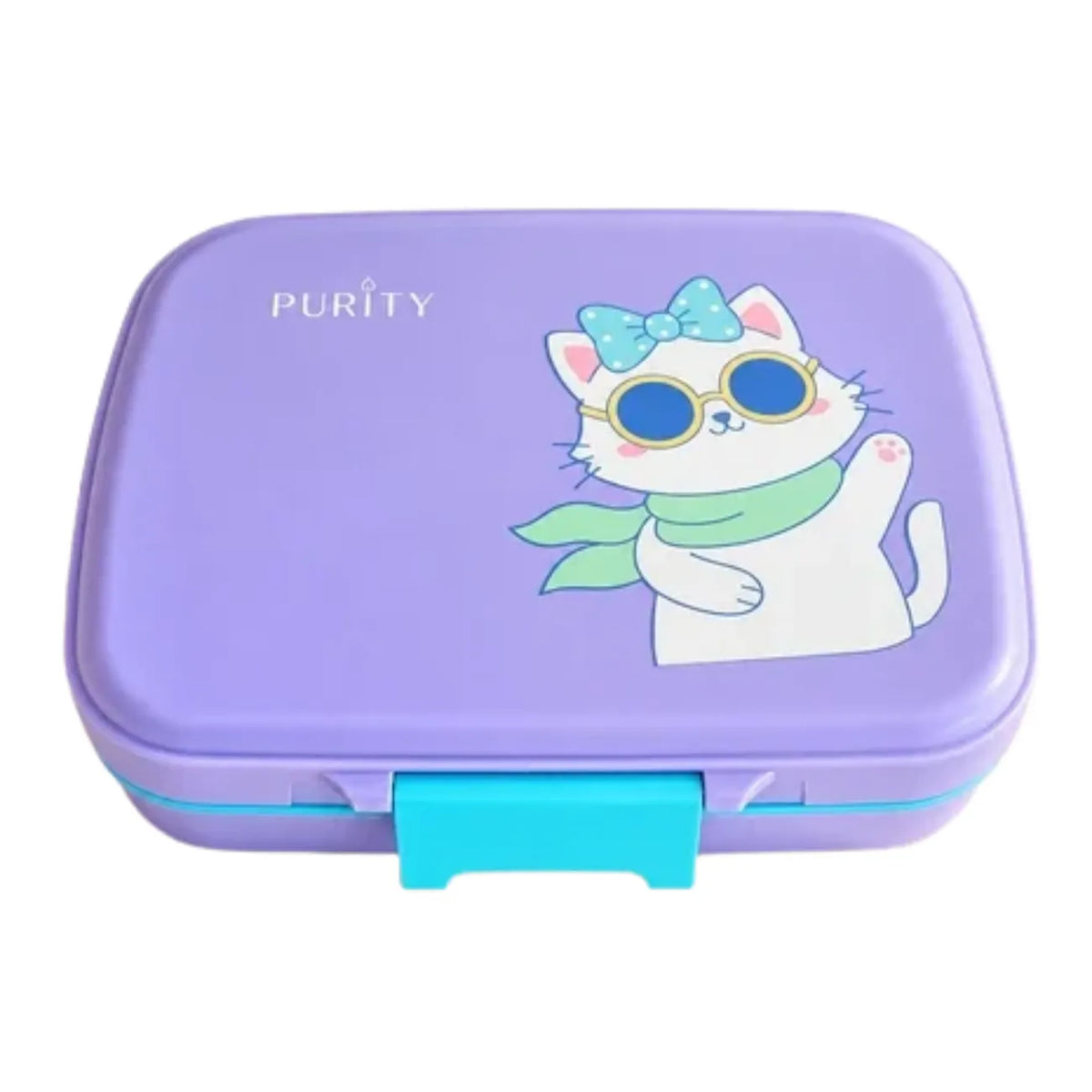 Lonchera Bandeja de Acero 3 Divisiones Kitty - Purity