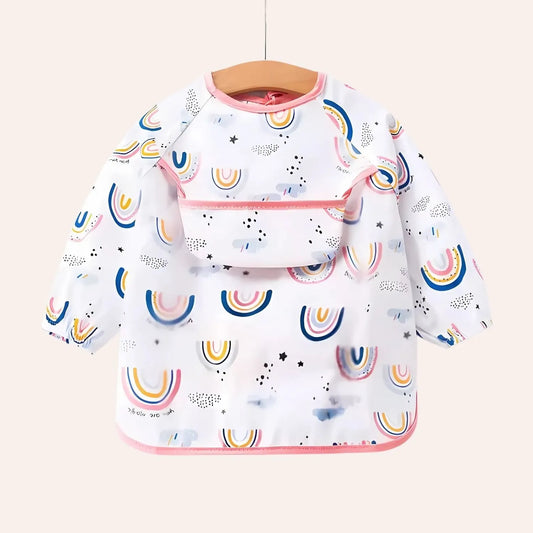 Mandil Impermeable Arcoiris Manga Larga
