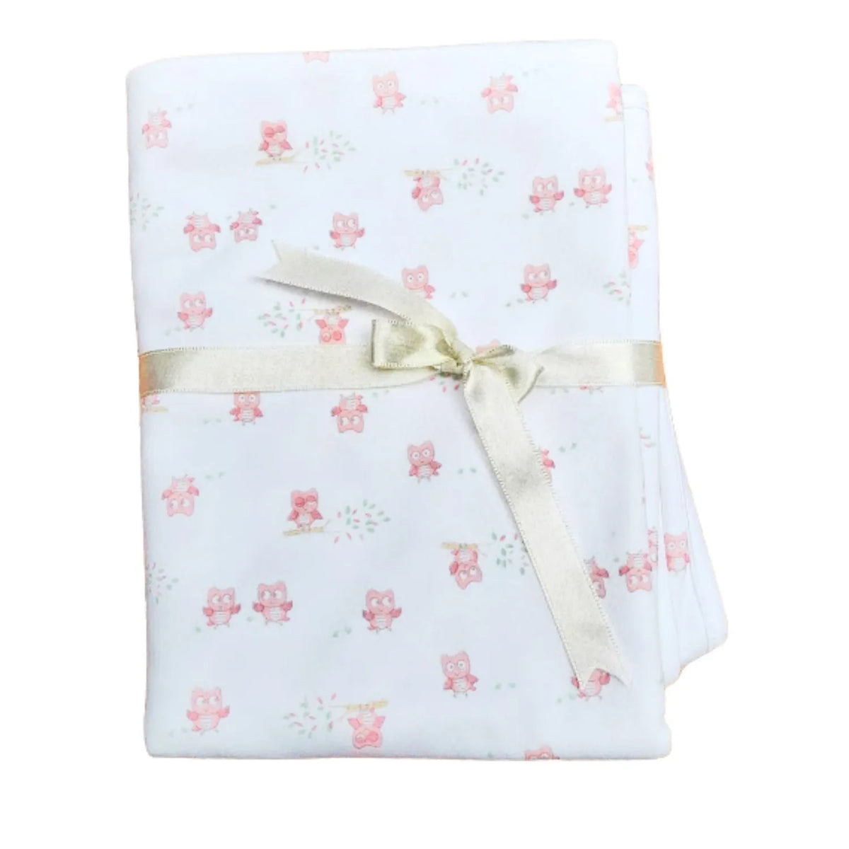 Manta Pima Búho Rosa Regular  - Baby Loli
