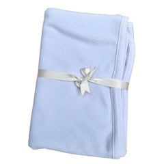 Manta Pima Celeste Punto Blanco Regular - Baby Loli