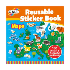 Libro de Stickers Reutilizable- Mapa