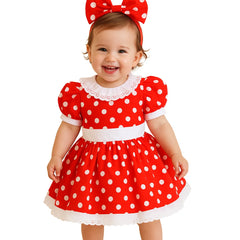 Vestido Temático Minnie - Sweet Peach