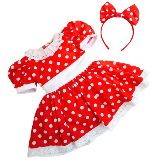 Vestido Temático Minnie - Sweet Peach