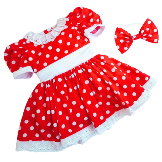 Vestido Temático Minnie - Sweet Peach